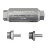 Compact In-Line Fuel Filter Kit 5/16 IN 10 Micron 70mm