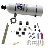 Nitrous Express NX 80004-10 Nitrous Kit for 4-Cylinder Gas Engines (100-250Hp) with 10Lb Bottle (4.5 kg)