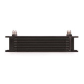 Mishimoto 10 Row Universal Oil Cooler - Black 381x102x229