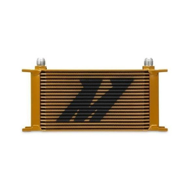 Mishimoto 19 Row Universal Oil Cooler - Gold 381x102x229