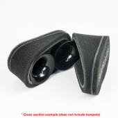2x Twin Inlet Motorcycle Carburetor Sock Air Filter MS-010