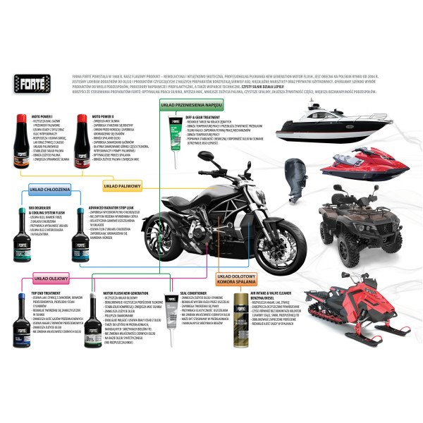 Forte Fuel System Cleaner Advanced PB Cleans Petrol Injectors