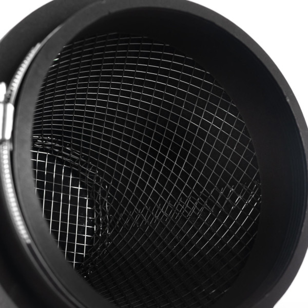CC-195-VS-76-BK 76mm ID Neck Large Cone Air Filter with Velocity Stack