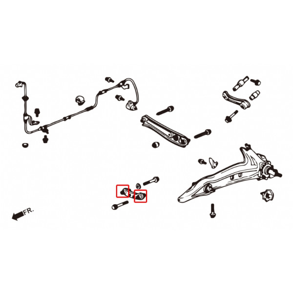 Hardrace 6105 Toe Control Arm Bushing – Honda Civic 4th EC,ED,EE,EF