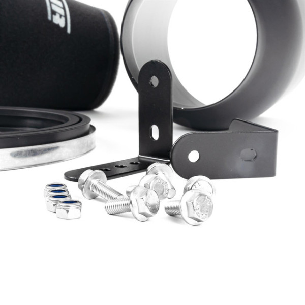 Large Universal Foam 80mm Alloy Neck Air Filter in Enclosed Airbox