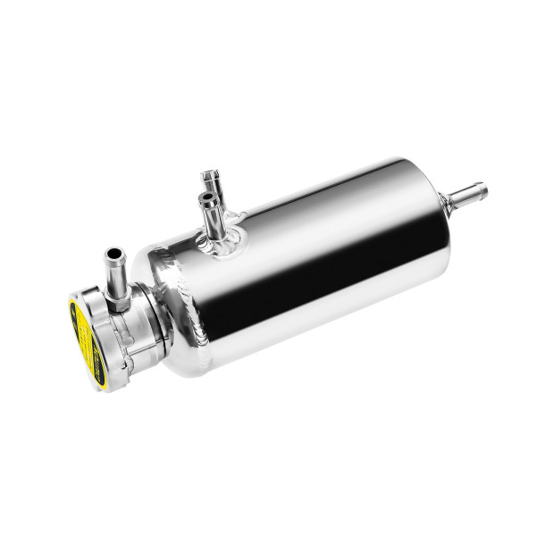 Alloy Polished 0.33L Round Oil Catch Can Fuel Tank