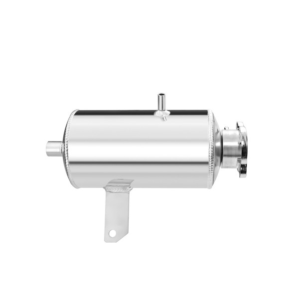 Alloy Polished 1.5L Round Water and Oil Catch Can Fuel Tank