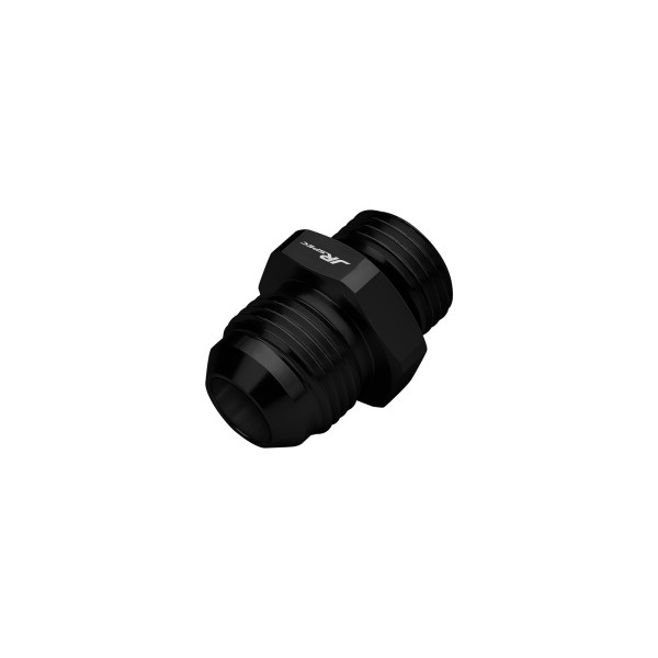 AN-10 JIC Flare to 1/2" Straight Hose Adapter - Black