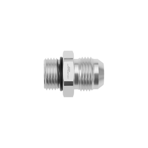 AN-10 JIC Flare to 1/2" Straight Hose Adapter - Silver