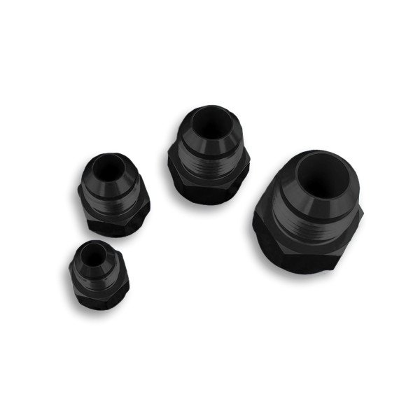 AN6 Male to AN4 Female JIC Reducer Hose Fitting Black