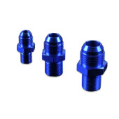 AN6 JIC Flare to M20x1.5 Straight Hose Fitting Adapter Blue