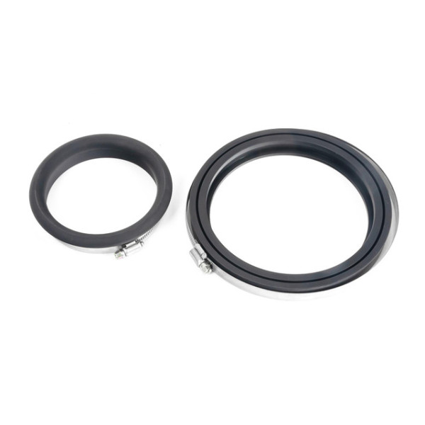 Large Universal Pleated 89mm Rubber Neck Air Filter in Enclosed Airbox