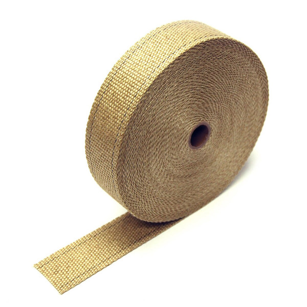 Tan Glass Fiber Exhaust Wrap 5cm x 30m (2" x 100ft) DEI 010103