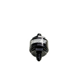 Turbosmart Billet Turbo Oil Feed Filter 44um AN-3 - Black