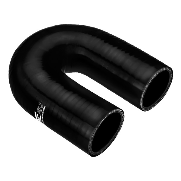 180-Degree Black Silicone Elbow 41mm