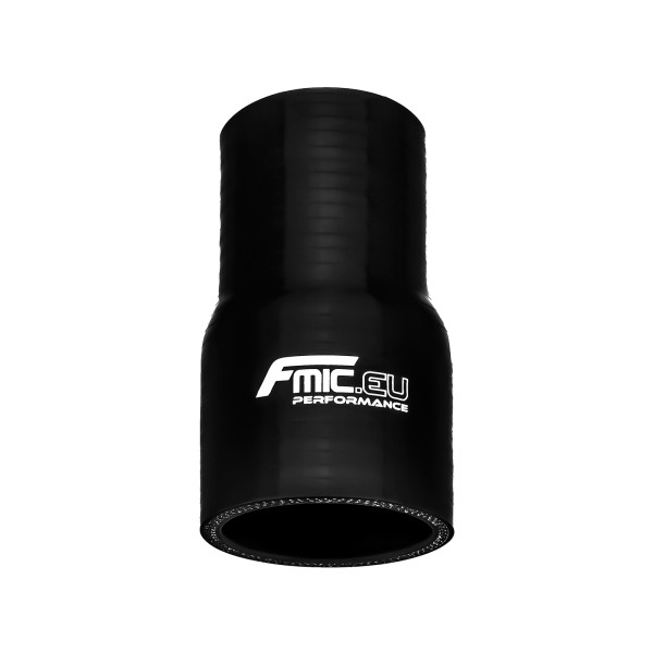 Black Silicone Straight Reducer 25/28mm Connector