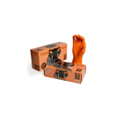 Orange Mamba Nitrile Gloves Size M