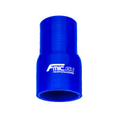 Silicone Straight Reducer 48mm to 63mm Blue