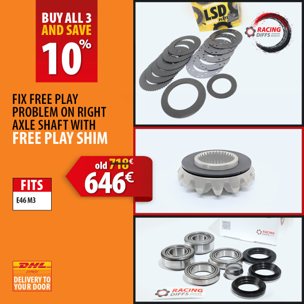 BMW M3, M5, M6, Z4M LSD Clutch pack + Free – E92 M3 / Advanced pack
