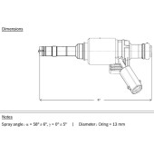 Bosch Motorsport Direct Injector 1050cc/min HDEV5.1 for VW/Audi/Skoda/Seat TSI/TFSI