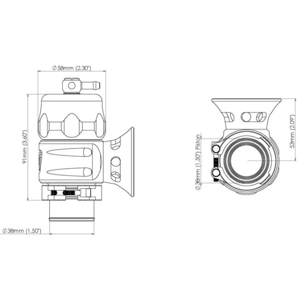Blow off BOV Turbosmart TS-0205-1301 Supersonic