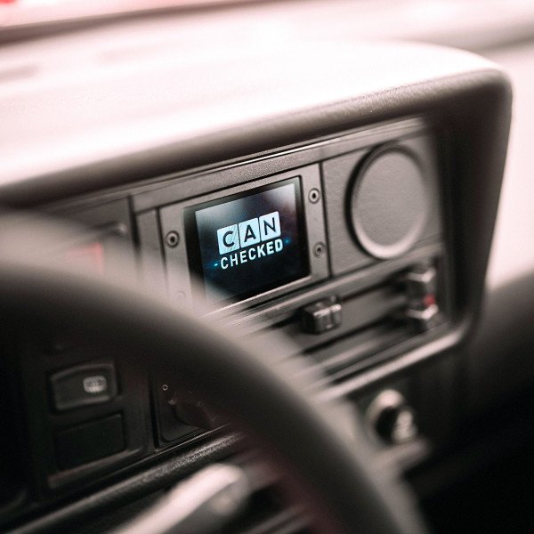 CANchecked DIN frame MFD15 + MFD28 Addon universal