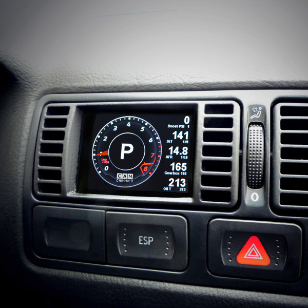 CANchecked Display MFD28 Gen2 for VW Golf MK4 (Typ 1J) vFL LHD RHD 1998-2005