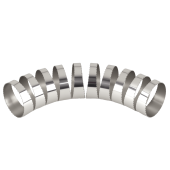 Stainless Steel Pie Cut Elbow 11.25° 54mm