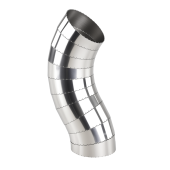 Stainless Steel Pie Cut Elbow 11.25° 70mm