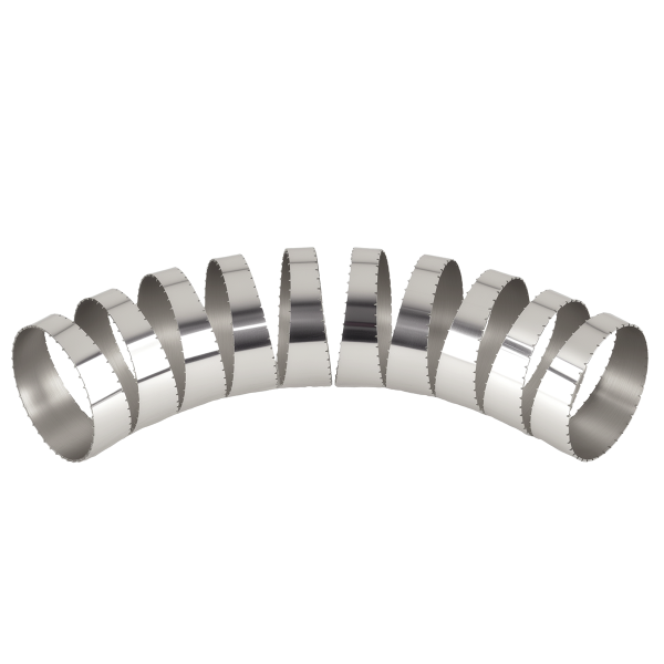 Stainless Steel Pie Cut Elbow 11.25° 76mm