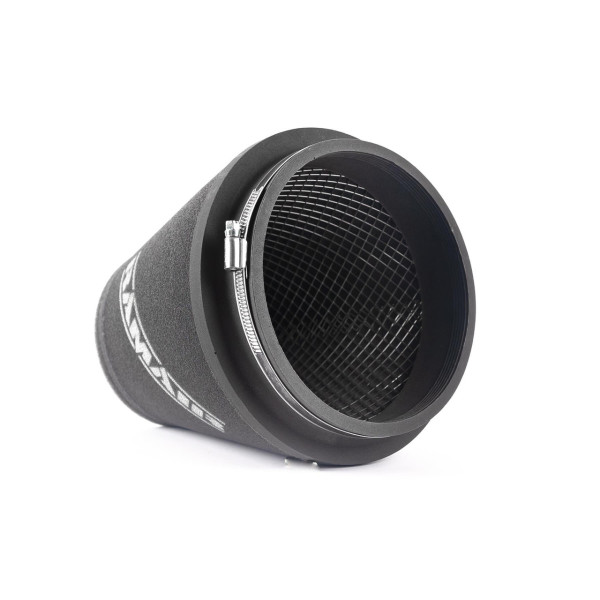 CC-195-VS-76-BK 76mm ID Neck Large Cone Air Filter with Velocity Stack