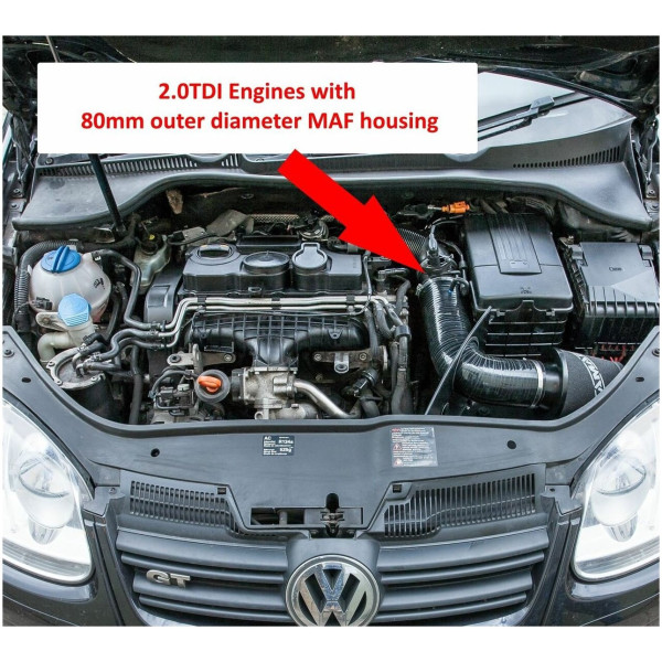 Intake Induction Air Filter Kit JSK-120-BK for Seat Altea Leon Toledo 1.6 1.9 2.0 TDI