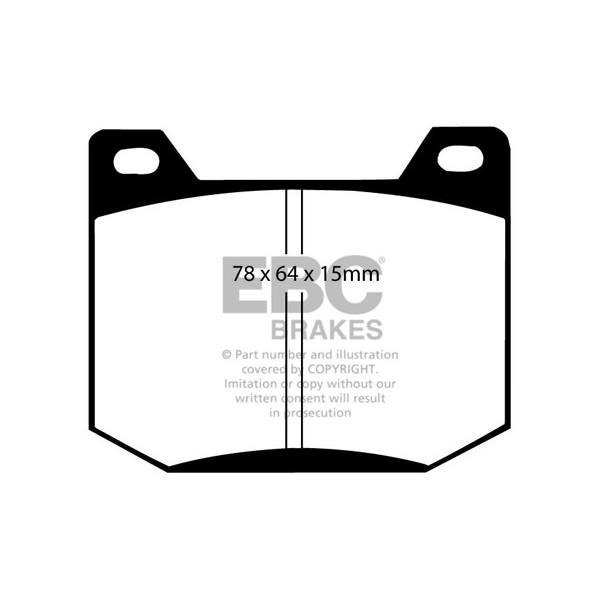 ULTIMAX2 Brake Pads DP123/2 for Chrysler UK 16