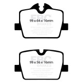 DP32405C EBC REDSTUFF Brake Pads for BMW 2 Series G42 Coupe 230, 3 Series G20 330/330e/xDrive, 3 Series G21 330/330e/xDrive, 4 Series G22 Coupe 420