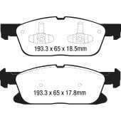 DPX3046 ULTIMAX2 Brake Pads for Ford Edge Galaxy Mk3 S-Max Mk2