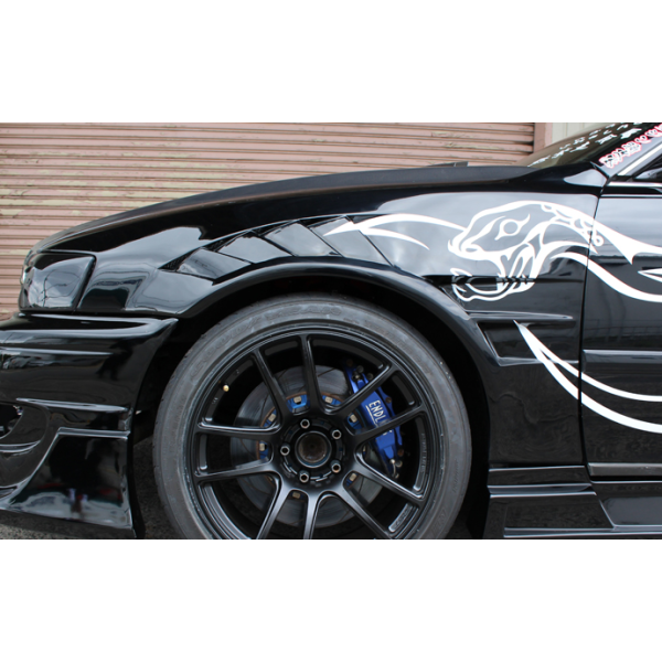 Origin Labo +55mm Shark Vented Front Fenders for Toyota Chaser JZX100