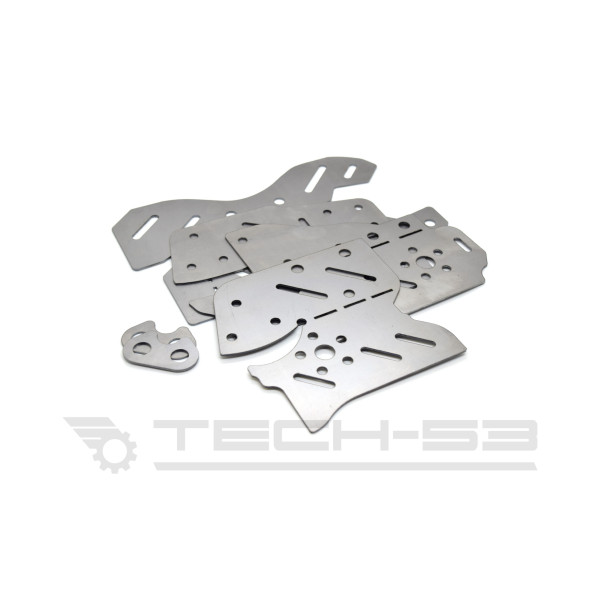 Tech-53 Subframe Reinforcement Plates (Wide Style) for BMW E46