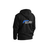 Black L Zip-Up Hoodie