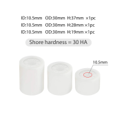 White Pedal Elastomer Set 30 HA SIMSONN Racing Simulator Simracing