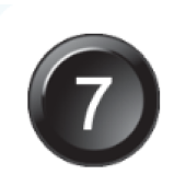 Insert 15mm 178 Number 7 Black Ecumaster