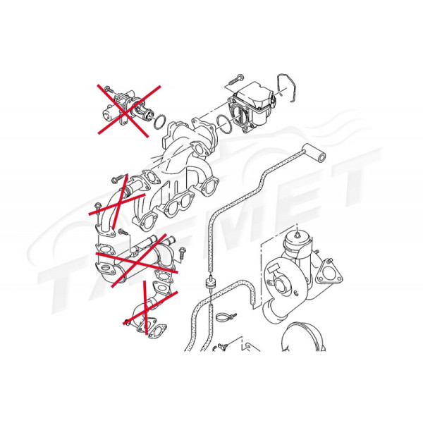 EGR Valve Delete Kit for VW 1.9/2.0 TDI Engines