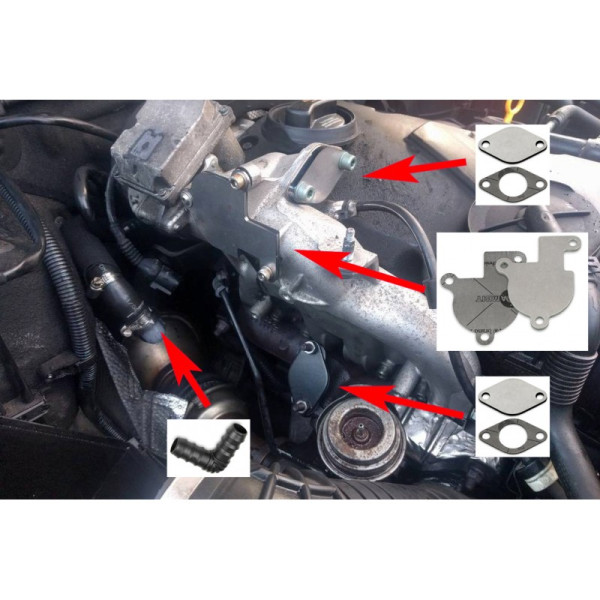 EGR Valve Delete Kit for VW 1.9/2.0 TDI Engines