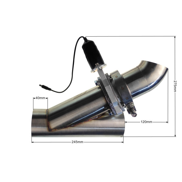 57mm Electronic Exhaust Throttle with Remote