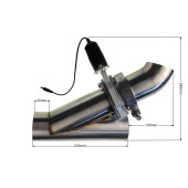 63mm Electronic Exhaust Throttle with Remote
