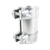 57mm Exhaust Pipe Connector with Clamps 2.25”