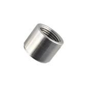 3/8" NPT steel weld-ready female fitting
