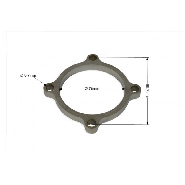 Garrett 4-Bolt Stainless Steel SS304 Turbo Downpipe Exhaust Flange
