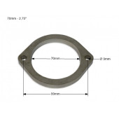 Stainless Steel SS304 Exhaust Flange 2.75'' (70mm) 2-Bolt