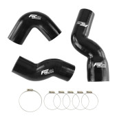Silicone Turbo Intercooler Hose Kit for Land Rover Defender TD5 1990-2016 - Black