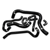 Black Silicone Radiator Coolant Hose Kit for Honda Accord SiR-T F20B CF4 Euro-R CL1 1997-2001